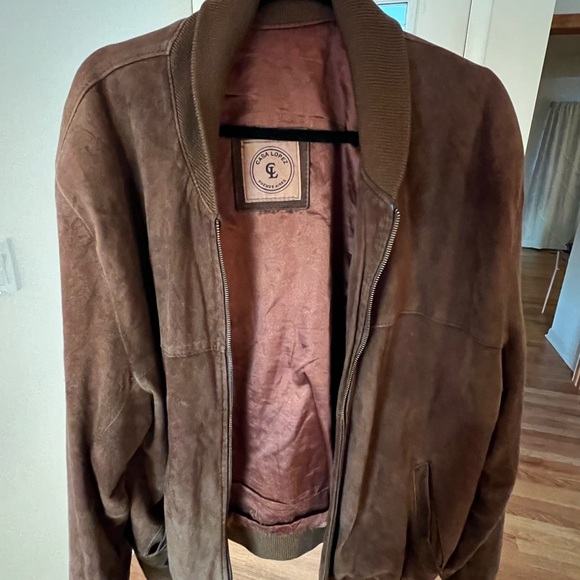 Casa López Brown Suede Jacket, Size Large. Good condition. - Picture 2 of 7